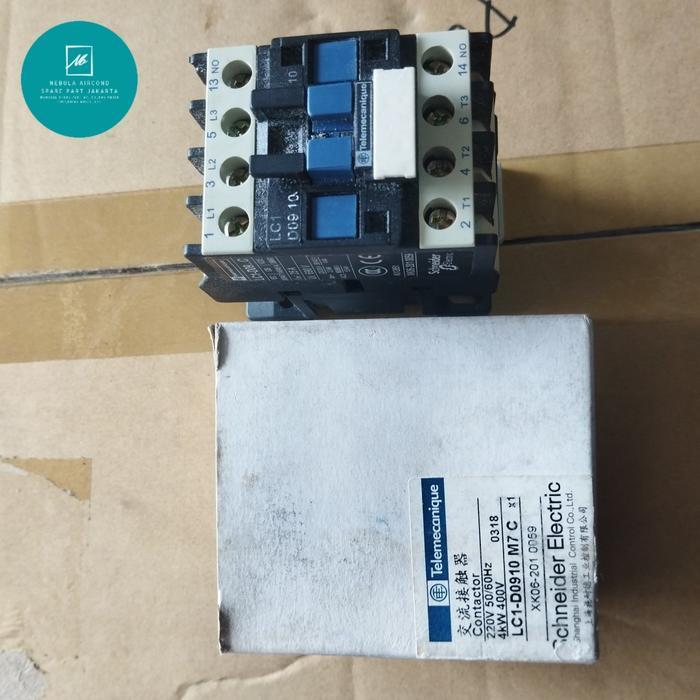 Contactor Telemacanique Lc1-D0910 M7C 220V 50/60Hz 4Kw 400V Scneider