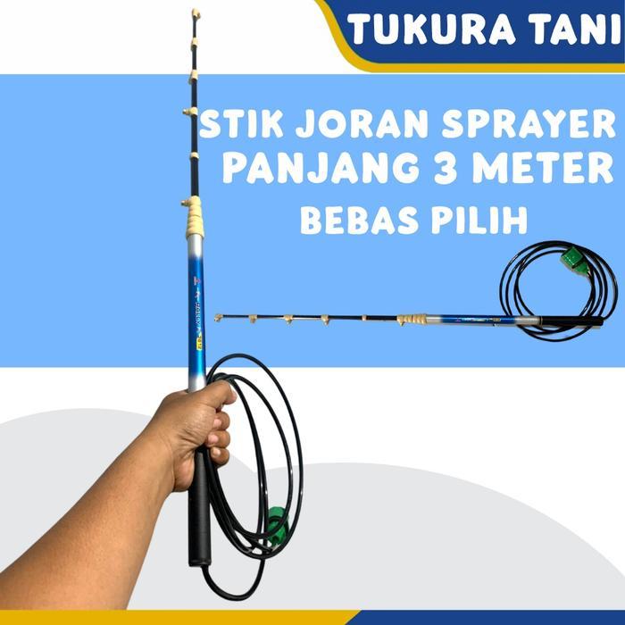 TERBARU Stik Joran 3 Meter Nozzle Kabut untuk Sprayer Elektrik Semprotan Hama