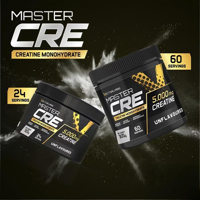Vectorlabs Master Cre Creatine 24 Serving Creatine Monohydrate 120Gr #Gratisongkir