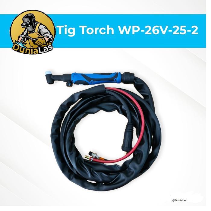 Stang Las Argon / Tig Torch Set WP-26V panjang 8 meter