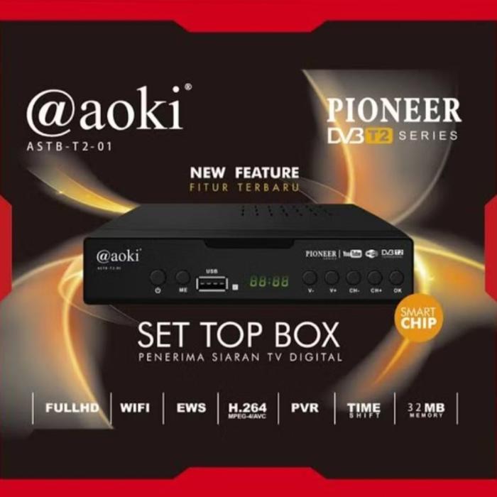 Set top box stb tv digital fleco dvb t2 ful hd siaran digital fleco