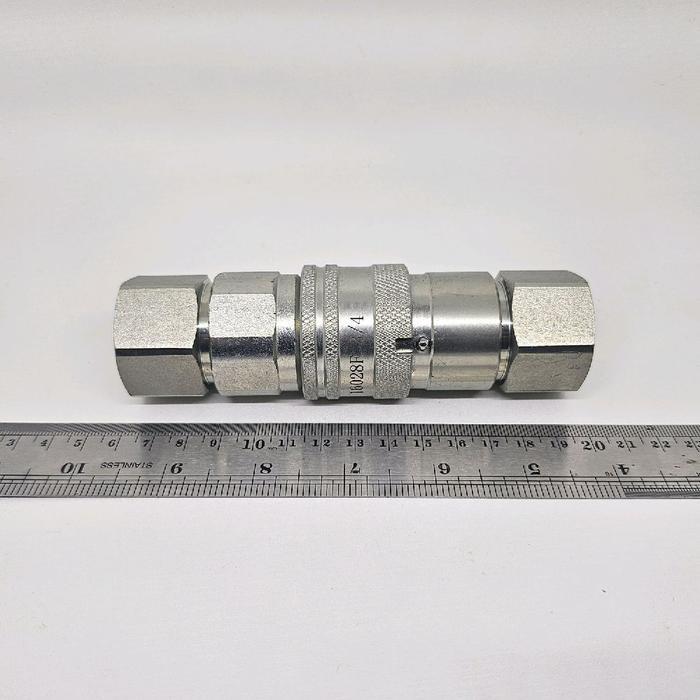 HYDRAULIC QUICK COUPLER 3/4" FLAT FACE OLY