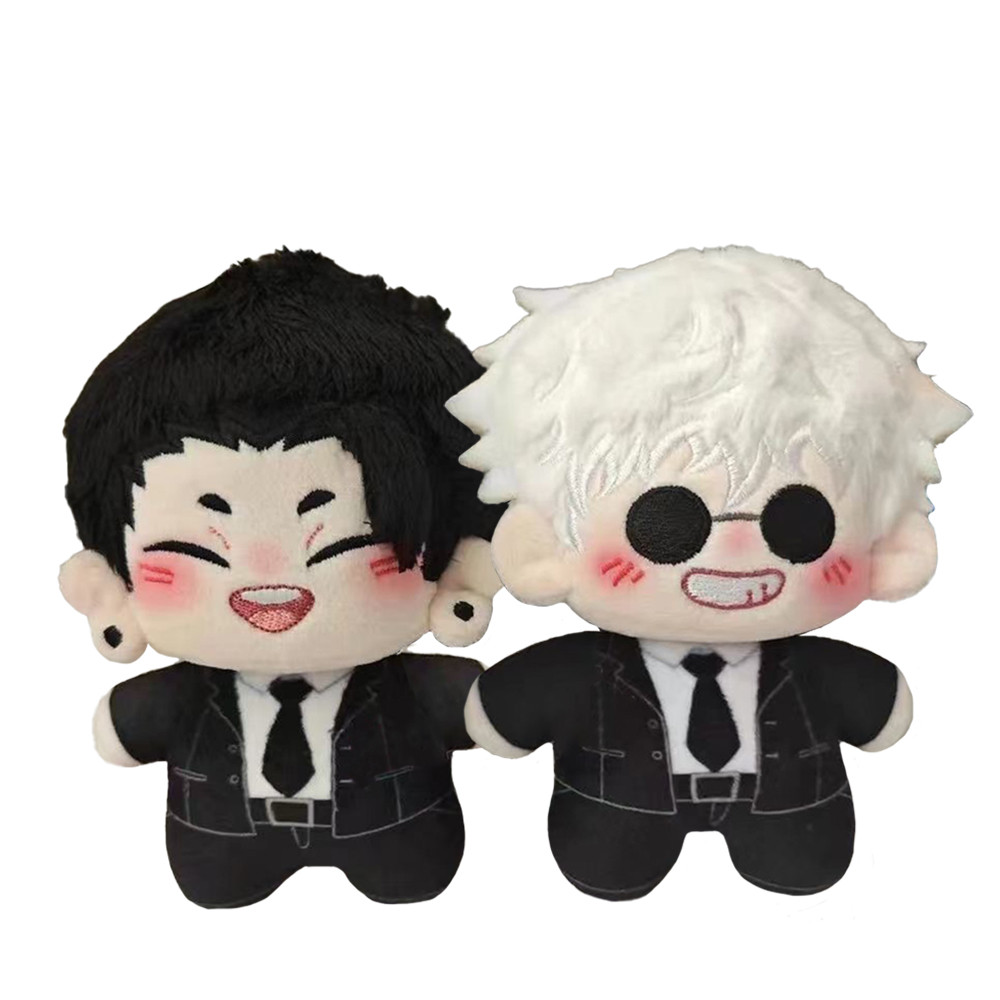 JJK Anime Plush Doll Cute Gojo and Geto Plushies Kawaii Bag Pendant Geto Suguru Stuffed Animals Doll