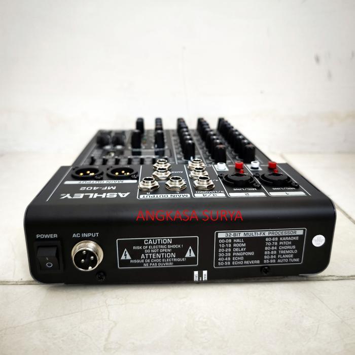 Promo Mixer Ashley Mf402 Original / Mixer Audio Ashley Mf 402 Original / Mixer 4 Channel Reverb 99