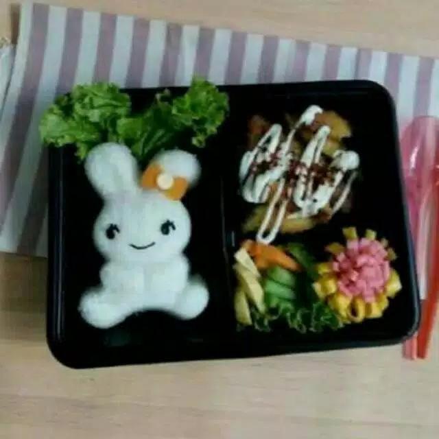 Cetakan Nasi Bento - Nasi Kuning - Puding Karakter