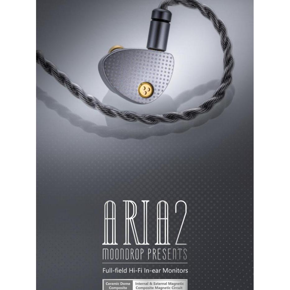 Earphone Moondrop Aria Ii Aria-Ii Aria 2 Aria-2 Diaphragm Driver Iem Terbaru 