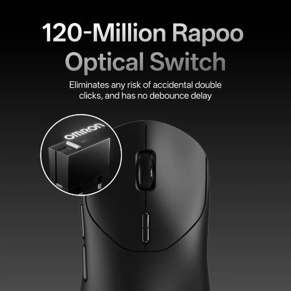 Terlaris Rapoo Vt2 Vt-2 Max Gen-2 Ultra-Lightweight Wireless Gaming Mouse