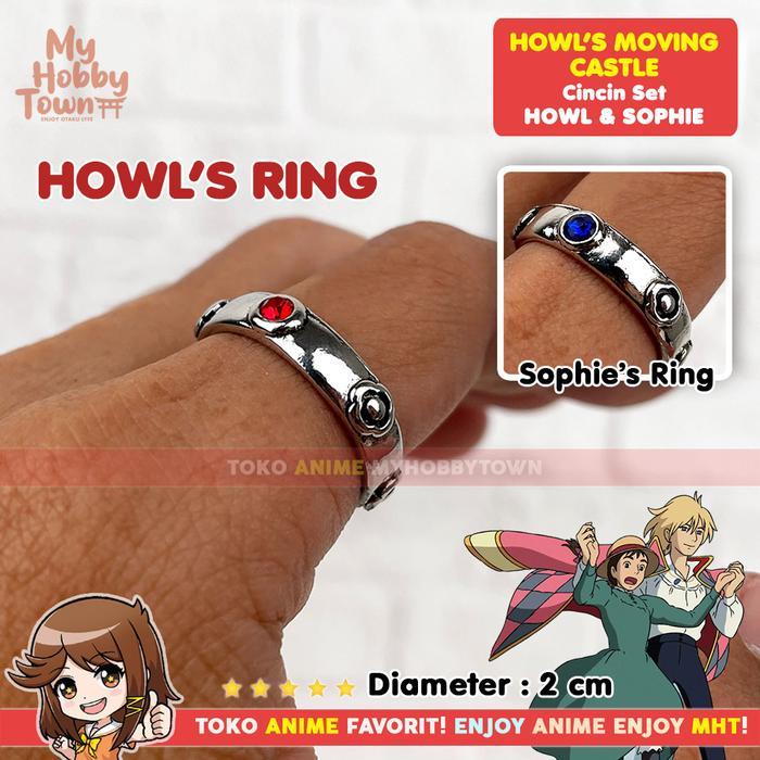 Cincin Howl's Moving Castle Howl Jenkins Pendragon Sophie Cosplay Anime Ghibli