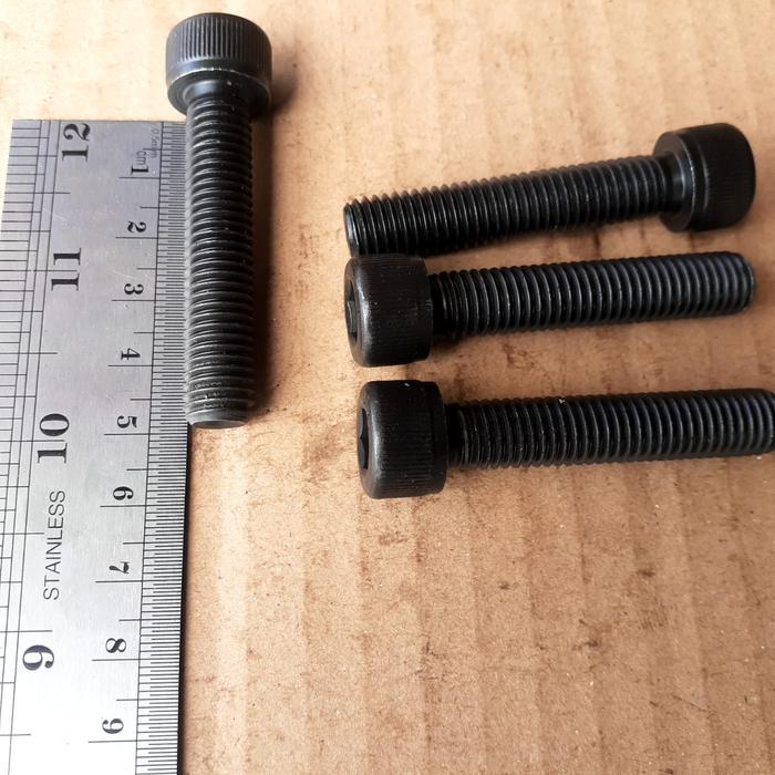 NEW BAUT L BAJA M10X50 / BAUT L BAJA M10 X 50 / BAUT L M10X50 BAJA HITAM