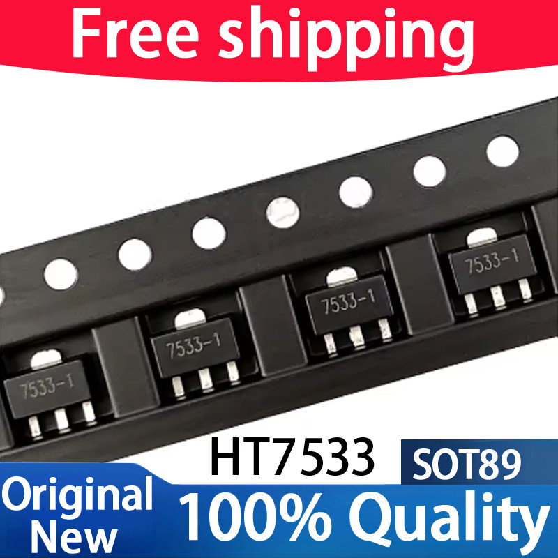 (100pcs) HT7533 S0T-89 HT7533-1 7533 High Driver Regulator 7533-1 SOT89