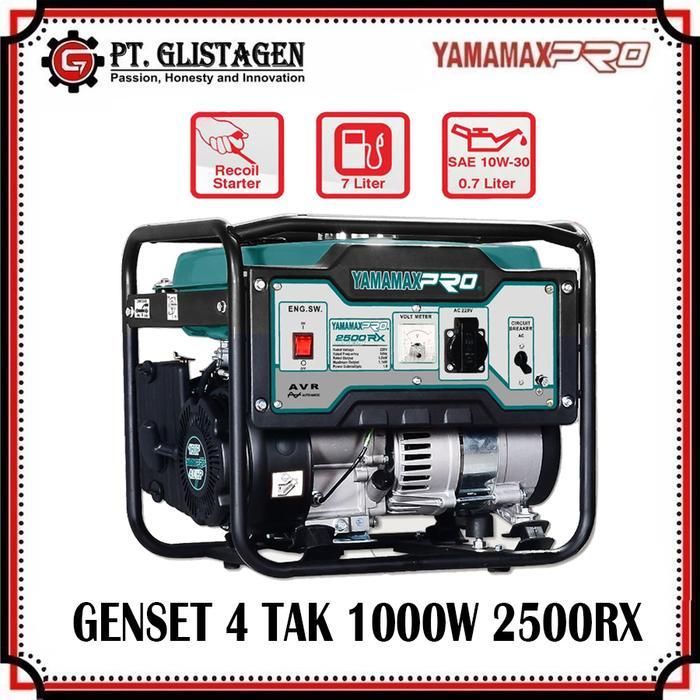 Genset Yamamax Pro 2500RX Mesin Genset Listrik 1100watt Bensin 4 Tak AVR Yamamax Pro 2500 RX