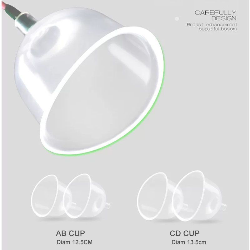 body shaping vacuum cupping massager therapy with breast enlargement pump massage cup & cellulite