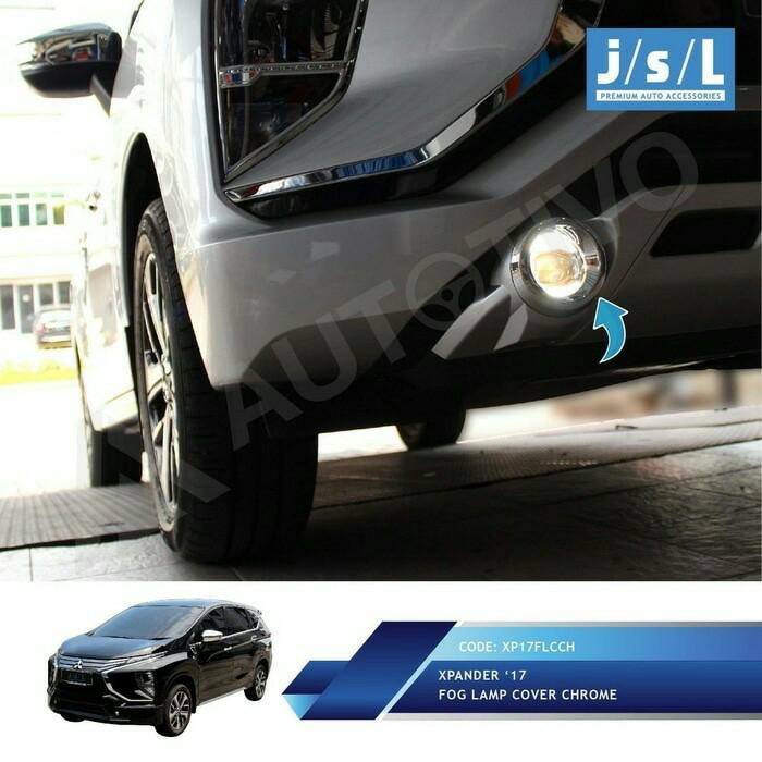 Foglamp Cover Foglamp Chrome Mitsubishi Xpander Cover Lampu Kabut newt