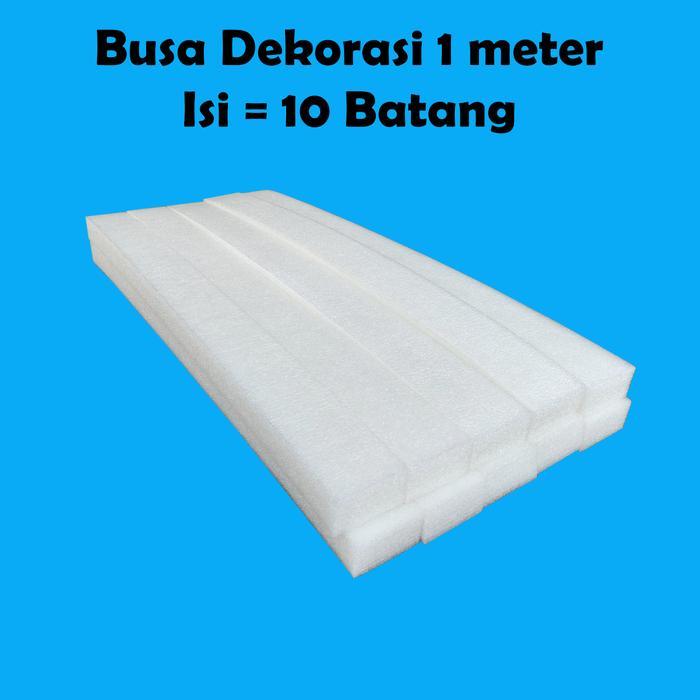 Busa Dekorasi 1 Meter 10 Batang Gabus Bunga Busa Tancap Bunga Dekorasi