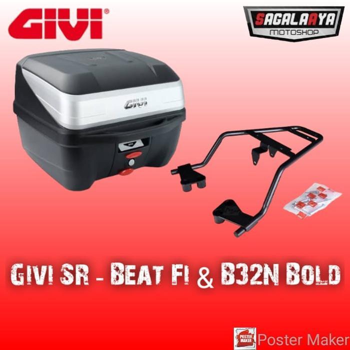 TERBARU Paket Givi Bracket SR Beat Box Givi B32N Bold