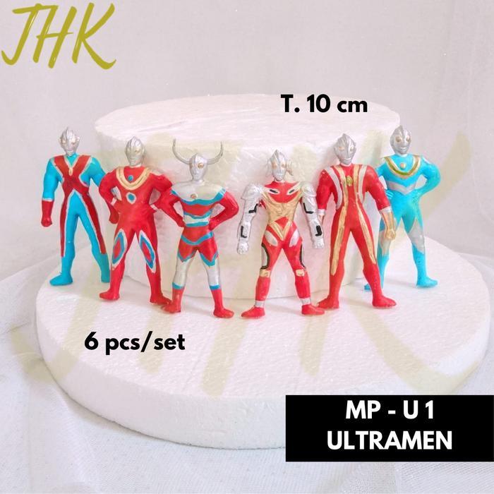 HIASAN KUE ULTRAMEN U1/MAINAN/TOPPER/CAKE/ FIGURIN/PATUNG