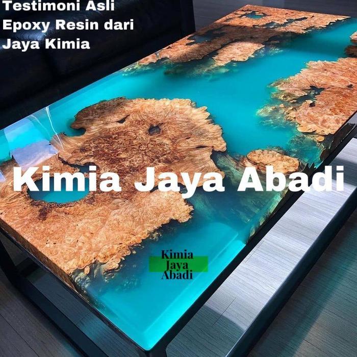 Resin Epoxy Clear Transparan 1 KG + Hardener Epoxy Clear 1 KG TERMURAH