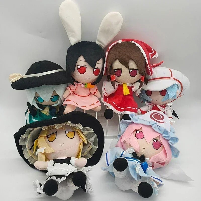 20CM Anime TouHou Project Plush Toys Cirno Plushie Dolls Izayoi Sakuya Flandre Scarlet Cosplay