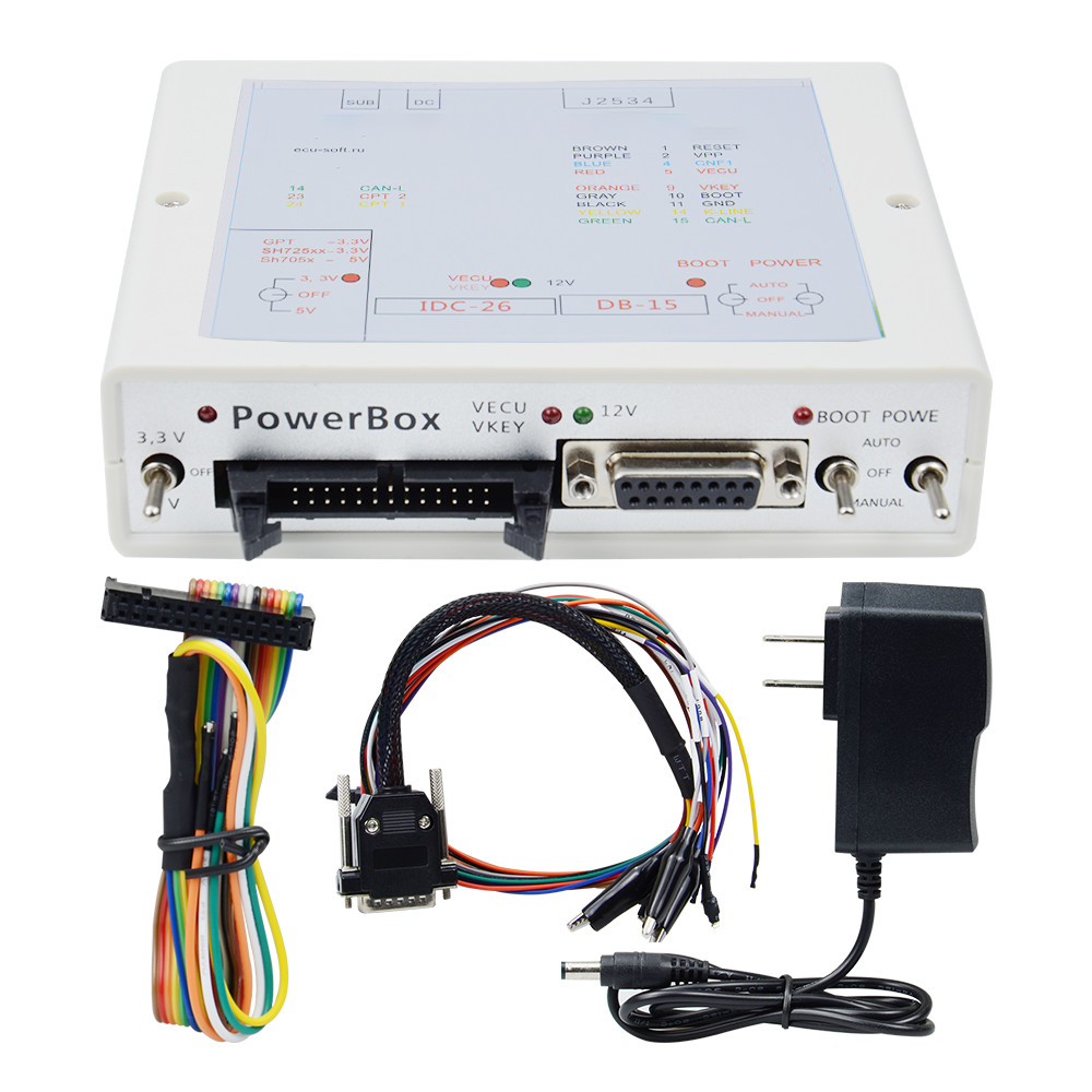 ECU Programmer Power Box to Openport J2534 Power Box JTAG
