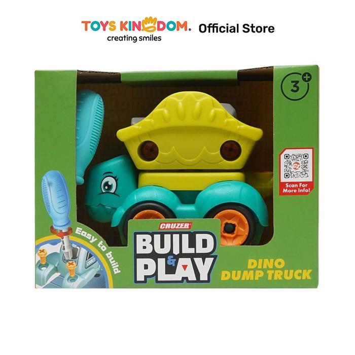 Toys Kingdom Cruzer Set Build & Play Dino Dump Truck