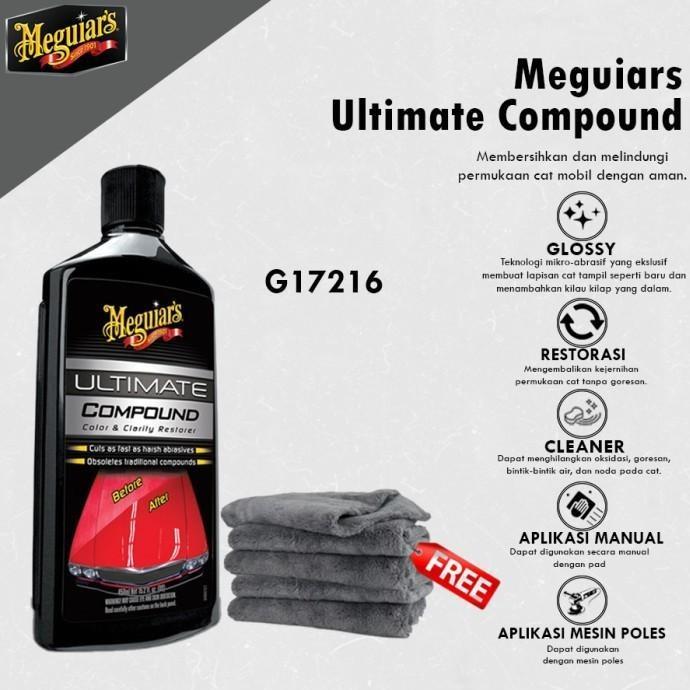 Meguiars Ultimate Compound 450ml - Kompon Pengkilap Mobil