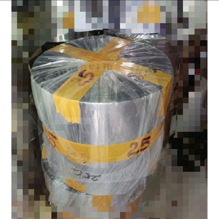 Breadshiiip- Plastik Metalize Roll 25Cm / Plastik Kemasan Packaging Kopi Snack Bubuk - 1Rol