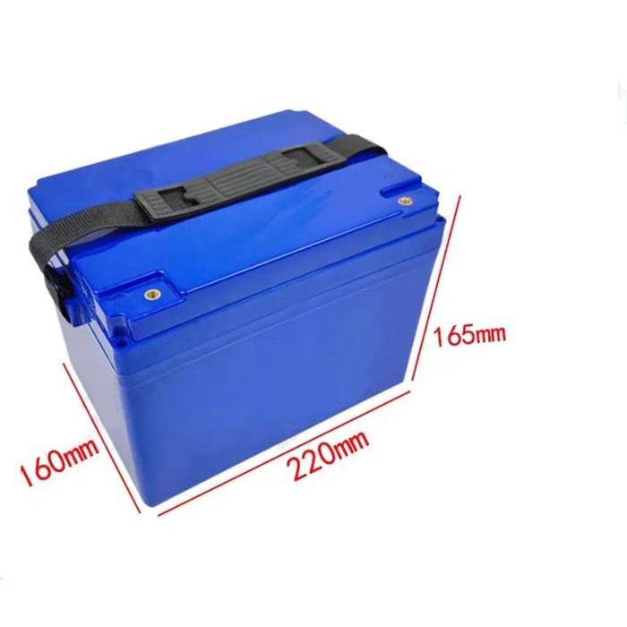 Ready Stok EM case baterai casing box lithium 18650 48v 20Ah kotak baterai motor lis