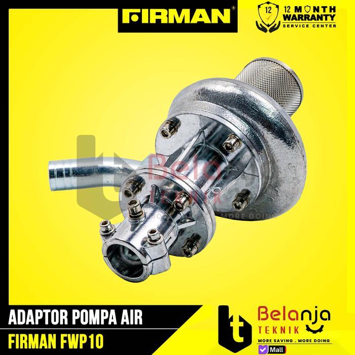 Firman Adapter Pompa Air Fwp 10 1 Inch Baja & Aluminium Fwp10 Untuk Mesin Potong Rumput Fwp10 Fgb338