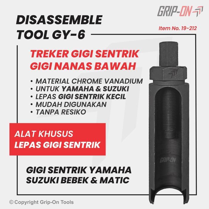 Grip-On Gy6 Long, Treker Gigi Sentrik Gy6, Disassemble Tool Gy6, Treker Gear Sentrik, Alat Bongkar