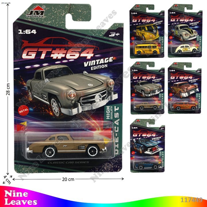 Mainan Miniatur Diecast Mobil / Motor 1:64 F/W GT#64