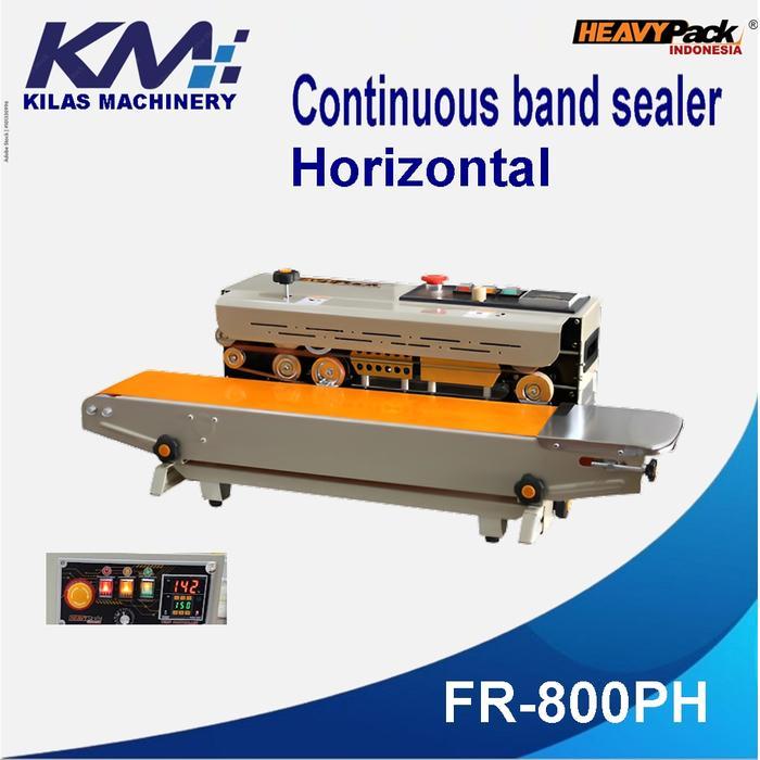 Continuous band Sealer -FR-800P Mesin press segel plastik Mesin Press