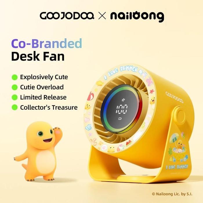 [Goojodoq X Nailong] Exclusive Collaboration Gfs008 Desktop Highspeed Fan