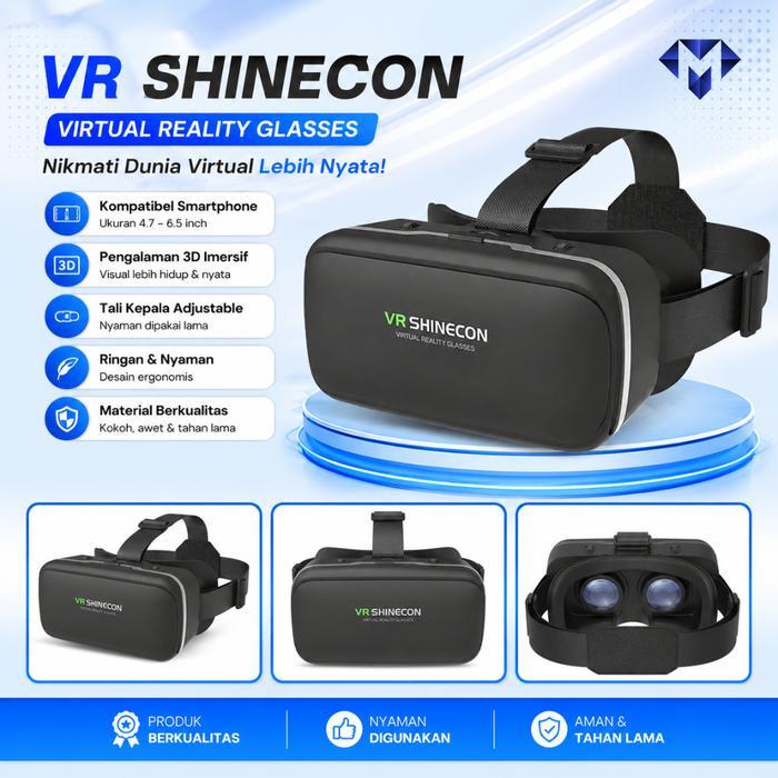 VR Box 3D Virtual Reality Glasses Adjustable Panoramic - SC-G04