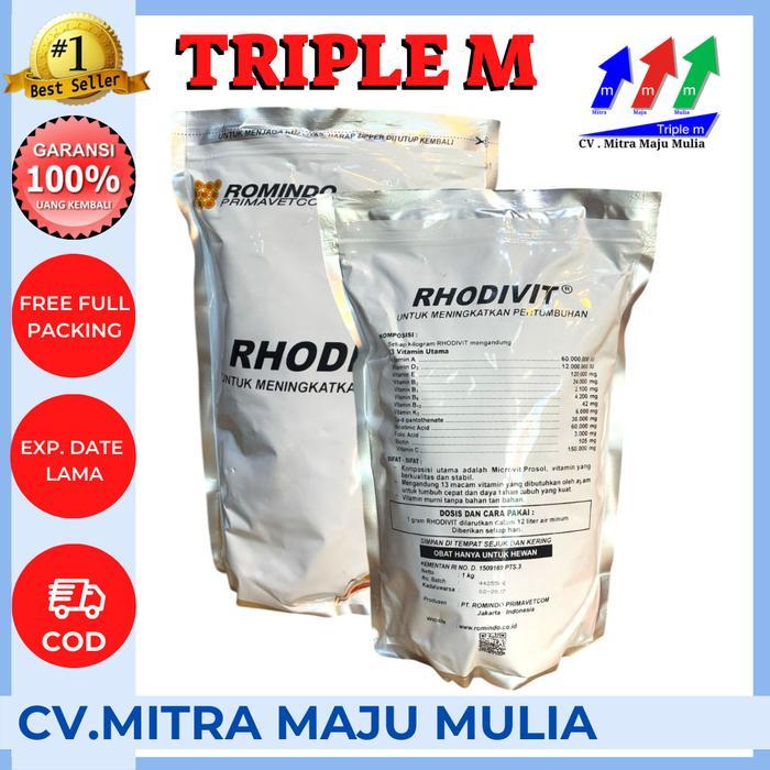 Flash Sale Rhodivit 100 Gram - Vitamin Ayam Original