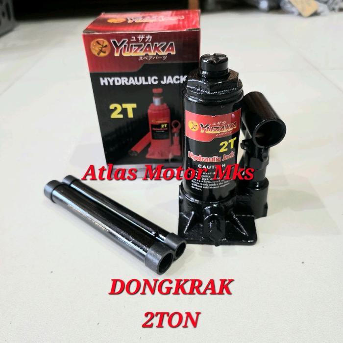 [1Pc][2Ton] Hydraulic Jack Dongkrak Botol Kapasitas 2 Ton - Yuzaka 2Ton