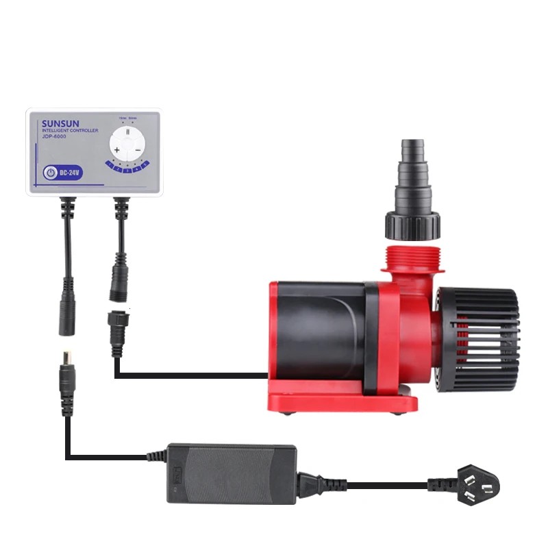 SUNSUN inverter circulating water pump JDP3500 6000 10000 18000 safety DC 24V adjustable flow