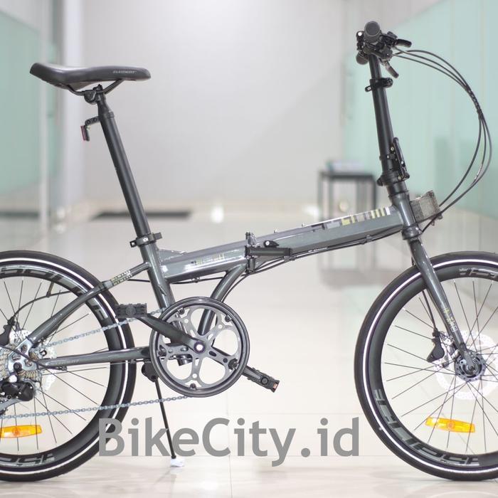 Sepeda Lipat ELEMENT FOLDX 8 SPEED 20 INCH 451 2022 - Grey