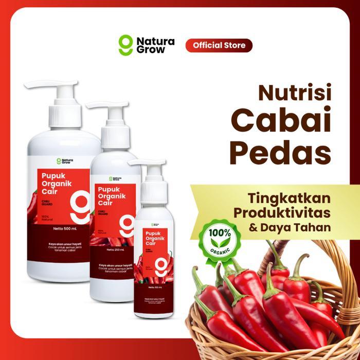 Naturagrow Pupuk Organik Cair Cabai Nutrisi Tanaman Cabai untuk Mendukung Pertumbuhan &