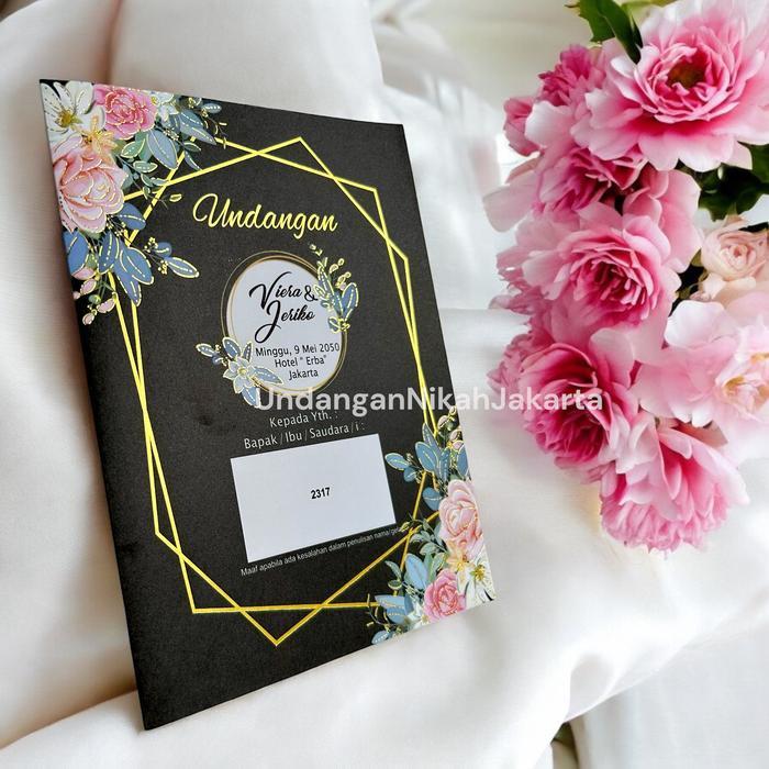 Promo Blangko Undangan Kosong Pernikahan Erba Kartu Blanko Simple 2317