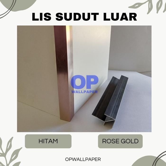 Promo List Alumunium Wallboard / List Penutup / List Sambungan / List Sudut Alumunium Termurah