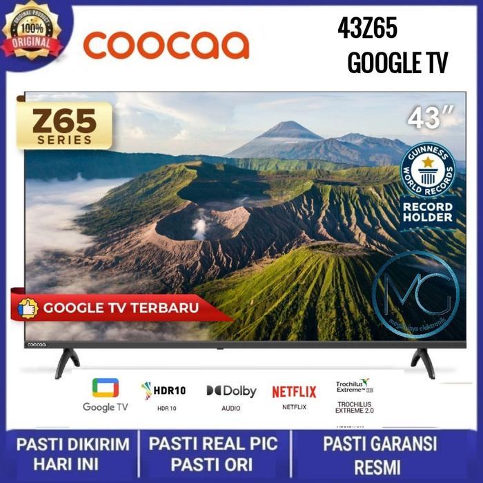 COOCAA LED TV 43 inch 43Z65 SMART ANDROID 11 Digital TV-2.4G/5G