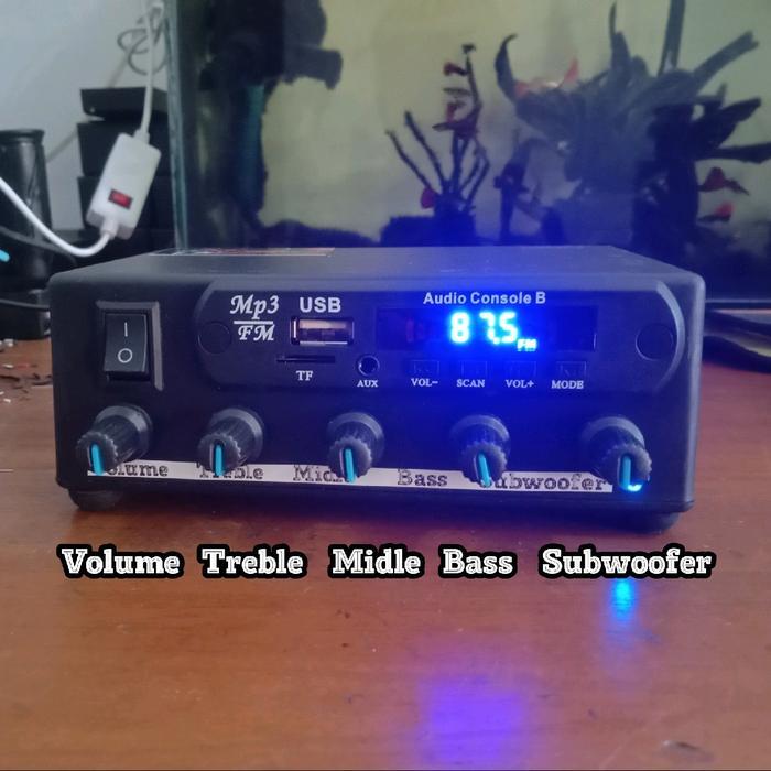 Modul Tone control aktif Mp3 player + Subwoofer (Bluetooth)