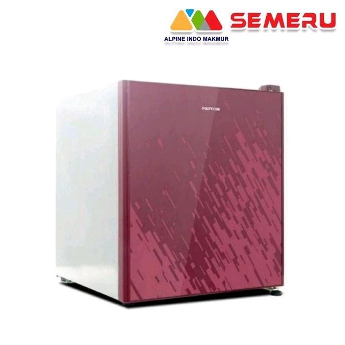 POLYTRON Kulkas Portable PRH-51 Mini Refrigerator Single Door 50 Liter dengan Freezer Compartment & 