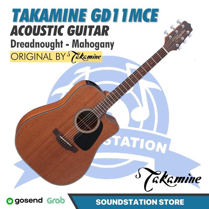 Takamine GD11MCE Dreadnought Acoustic Electric Guitar - Gitar Akustik - NS