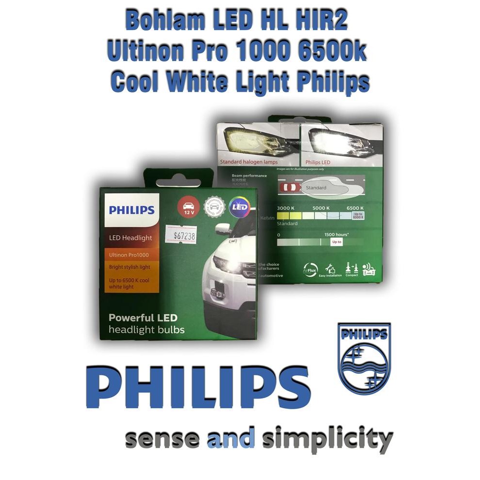 Ready Philips Ultinon Pro1000 LED HIR2 - 67238 -