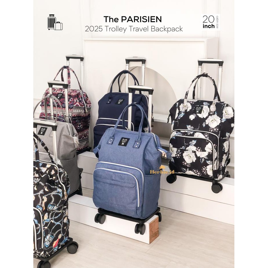 (Good) TAS RANSEL TROLI ANELLO BARLEY ORIGINAL BAHAN PARASUT RODA 4 #158-A