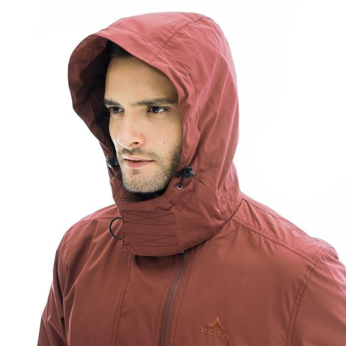Jaket Pria Eiger Triple Jacket Men J534 Maroon Jaket Gunung Jaket Hiking Jaket Outdoor Sport Parasut