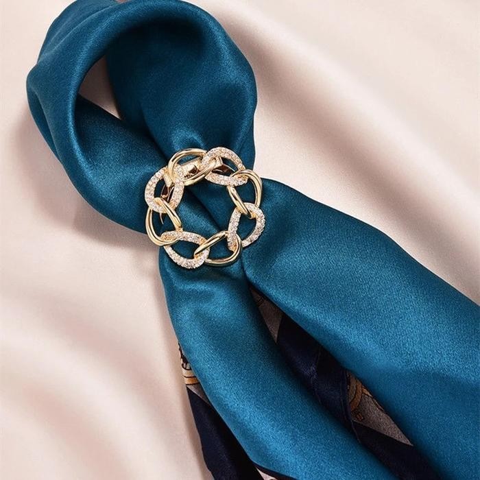 Bros cincin ring kolong jepit peniti jilbab hijab kerudung bros dada