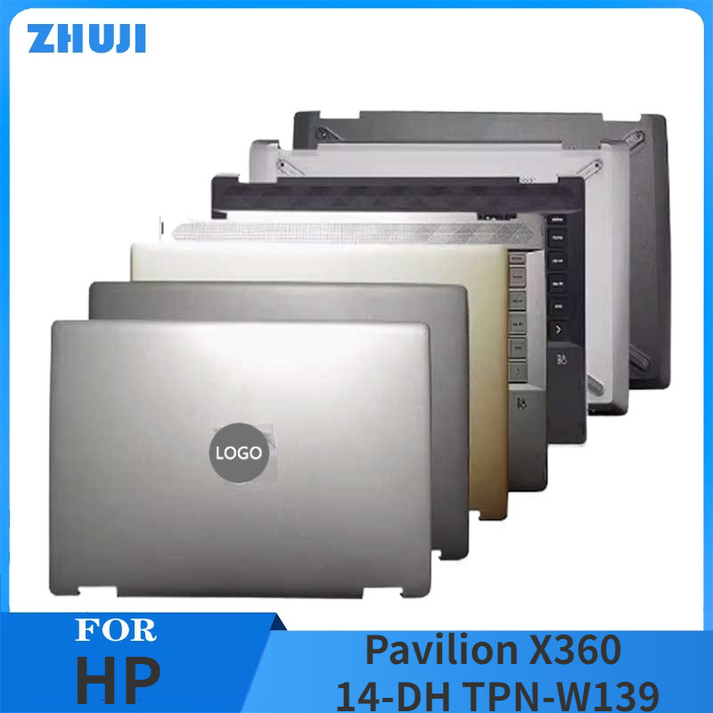 Casing Laptop New For HP Pavilion X360 14-DH TPN-W139 Laptop LCD Back Cover Front Bezel Upper Palmre