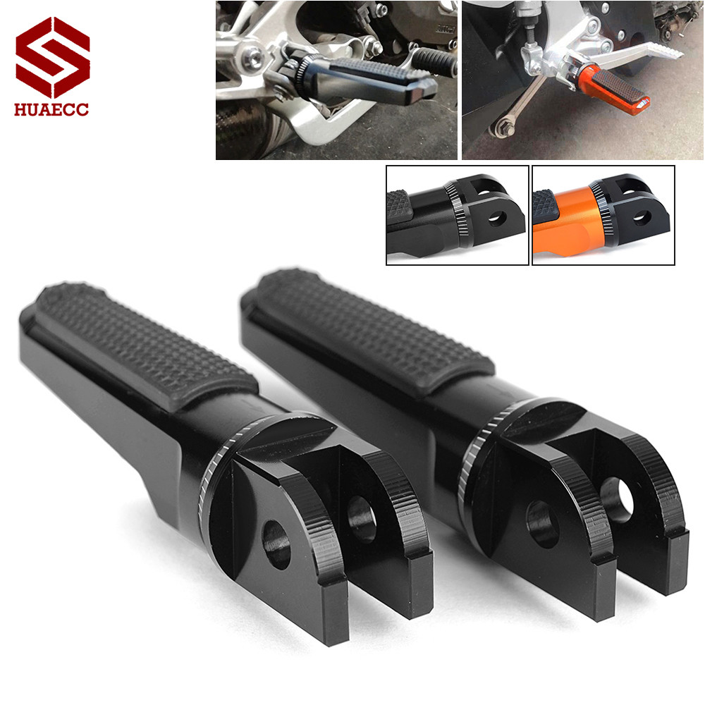 For KTM 125 200 390 Duke Duke125 Duke200 Duke390 Motorcycle Front Foot Pegs Footrests For Aprilia Sh